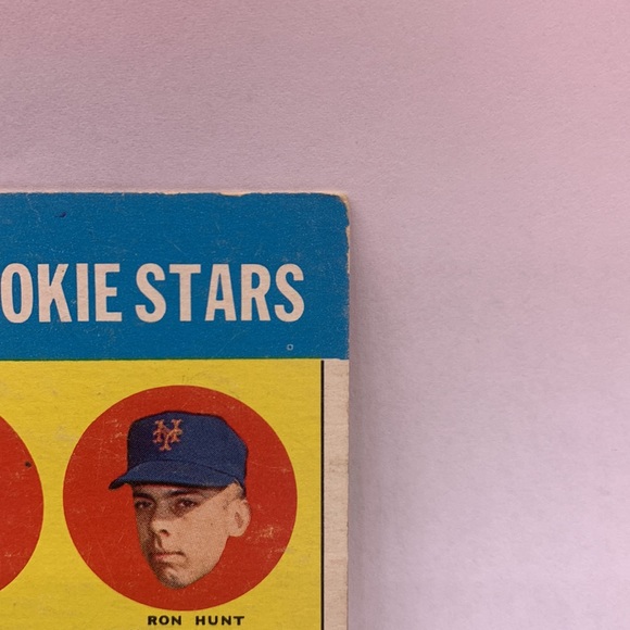 1963 Topps Rookie Stars Faul/Hunt/Lipski/Moran #558 (010) - Picture 4 of 6